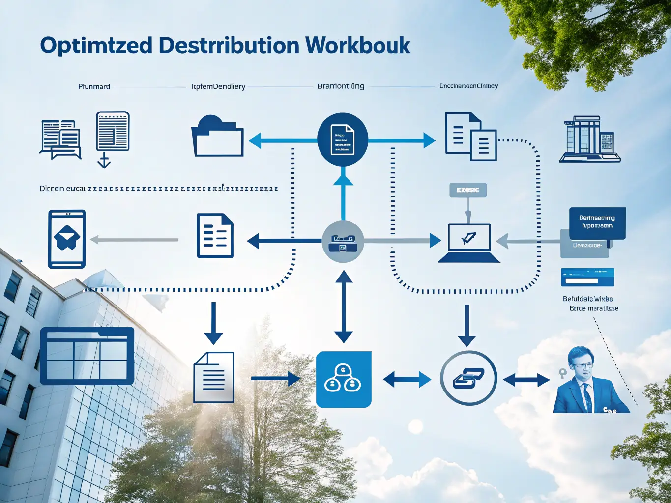 An image depicting a streamlined workflow process, highlighting the efficiency gains achieved through Samir's bespoke tools.